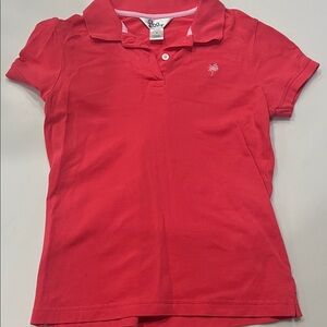 Lilly Pulitzer Women's Bright Pink Polo Shirt